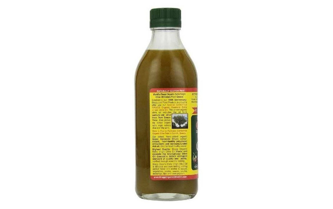 Bragg Organic Extra Virgin Olive Oil   Bottle  473 millilitre